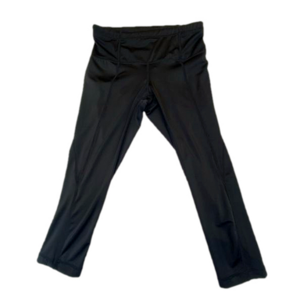 NEW! Athleta Compression UV Sweat Wicking 7/8 All Black Legging Women’s Size XS - Picture 1 of 12